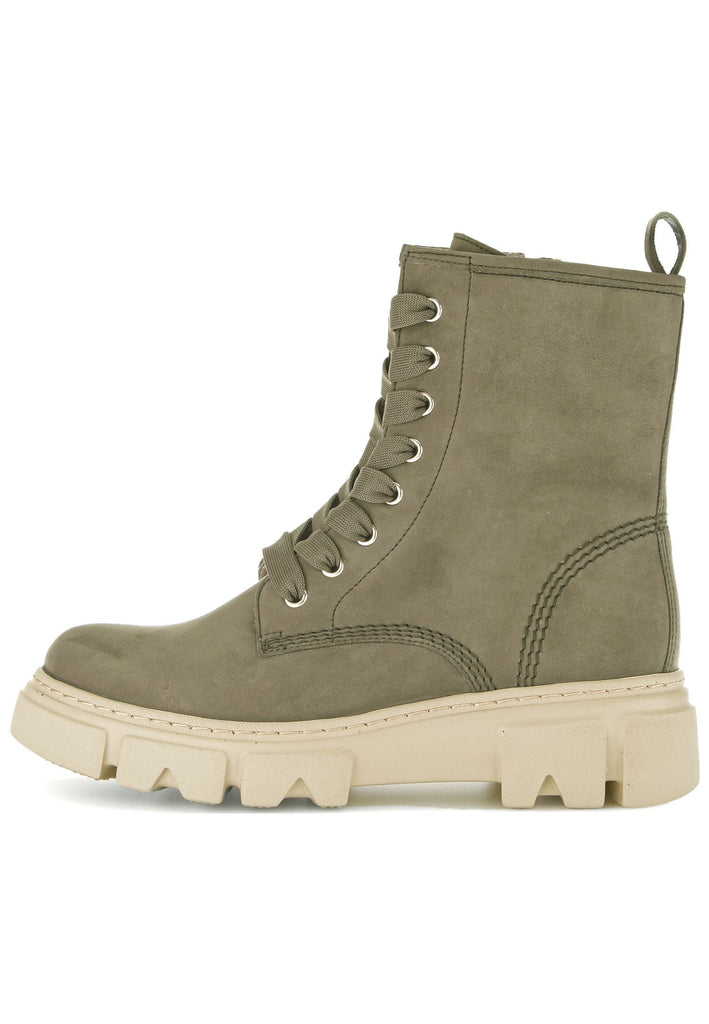 Stiefeletten Gabor Stiefelette Nubukleder Olive