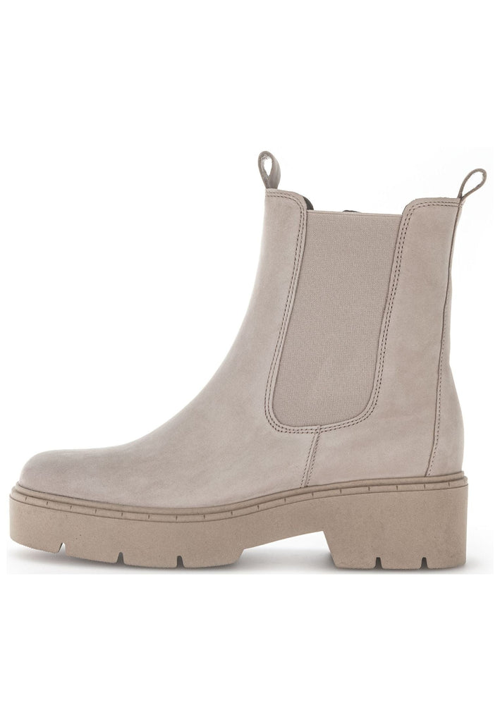 Stiefeletten Gabor Stiefelette Nubukleder/Textil Leinen
