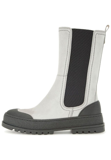 Stiefeletten Gabor Stiefelette Nubukleder/Textil Stone