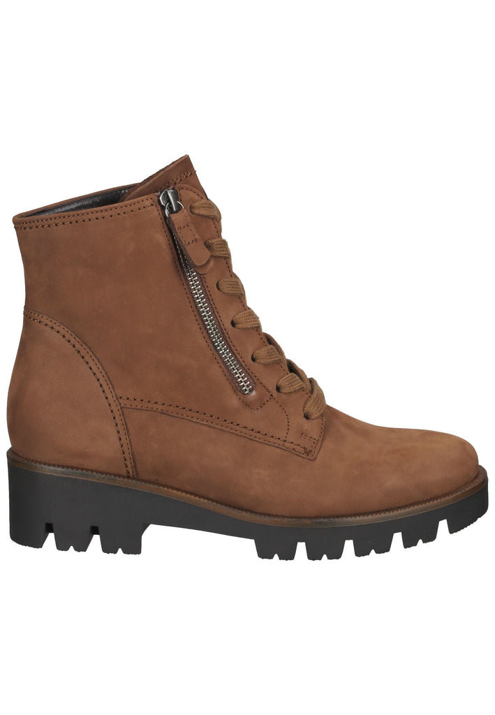 Stiefeletten Gabor Stiefelette Nubukleder Whisky
