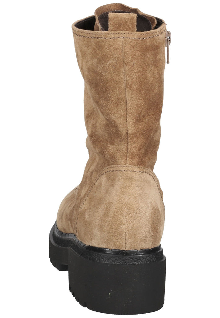 Stiefeletten Gabor Stiefelette Veloursleder Beige