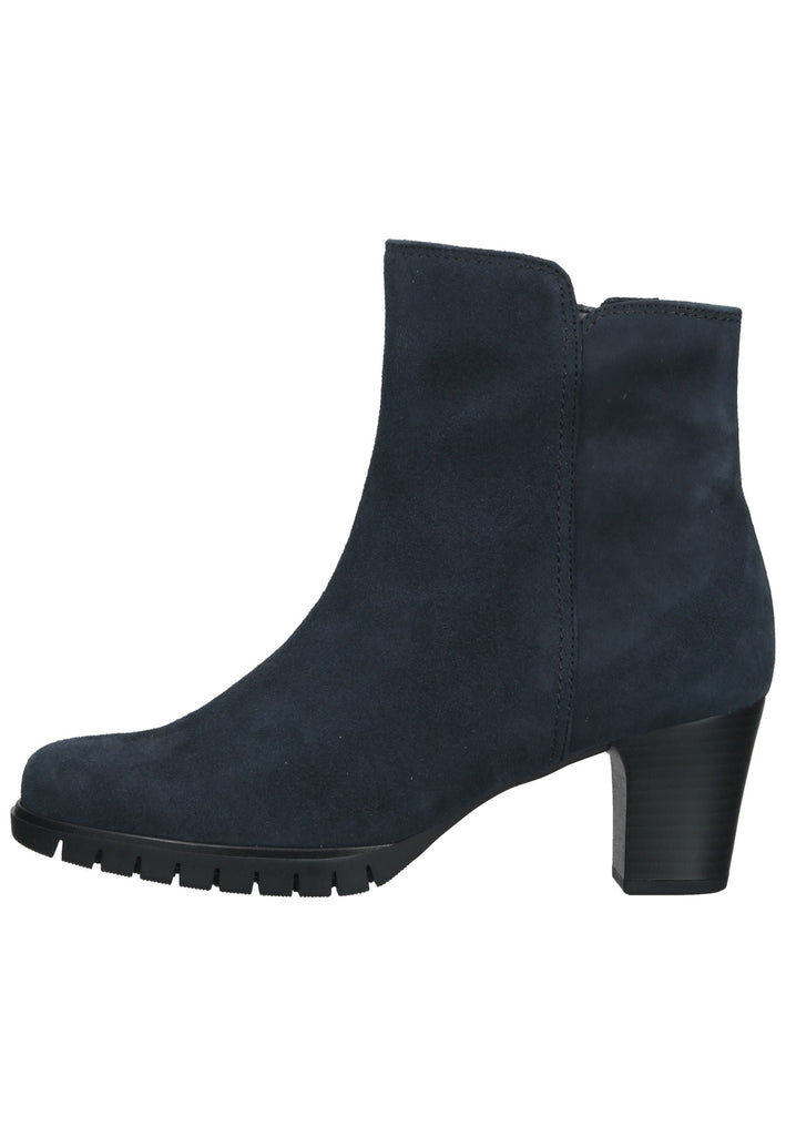 Stiefeletten Gabor Stiefelette Veloursleder Dunkelblau