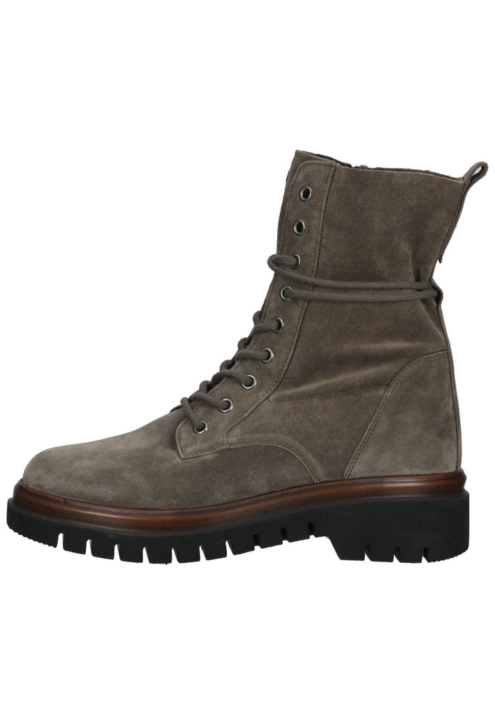 Stiefeletten Gabor Stiefelette Veloursleder Dunkelbraun