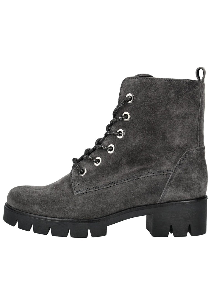 Stiefeletten Gabor Stiefelette Veloursleder Dunkelgrau