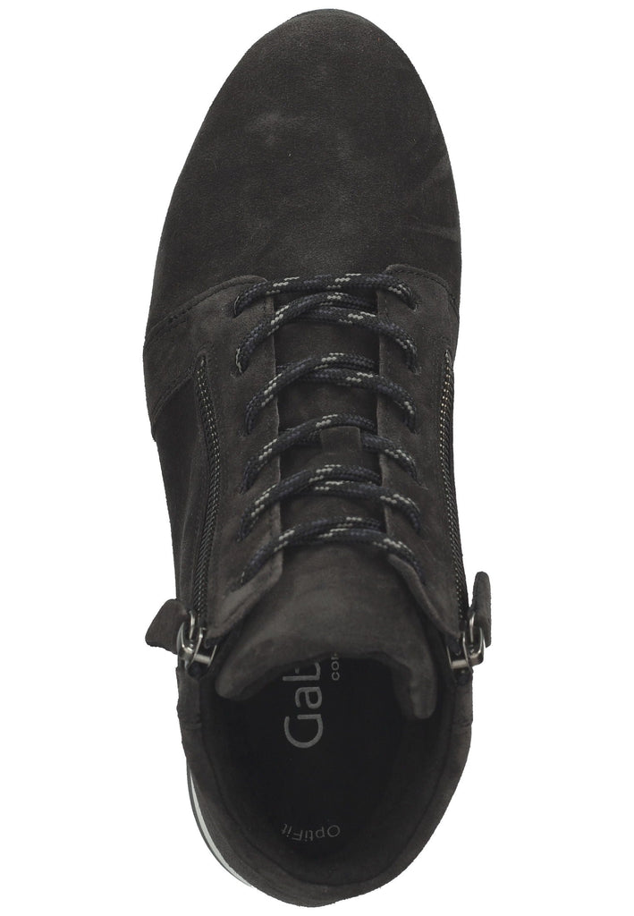 Stiefeletten Gabor Stiefelette Veloursleder Dunkelgrau