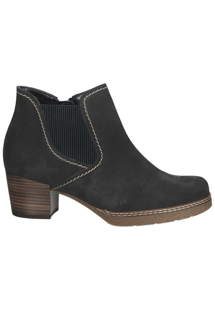 Stiefeletten Gabor Stiefelette Veloursleder Dunkelgrau