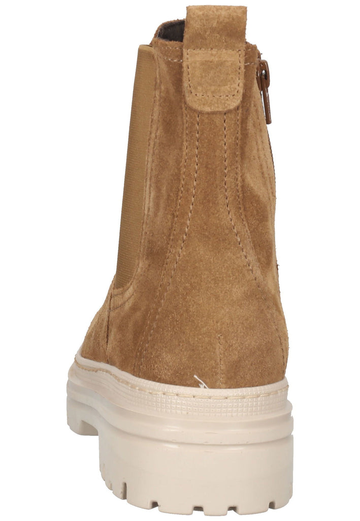 Stiefeletten Gabor Stiefelette Veloursleder Hellbraun