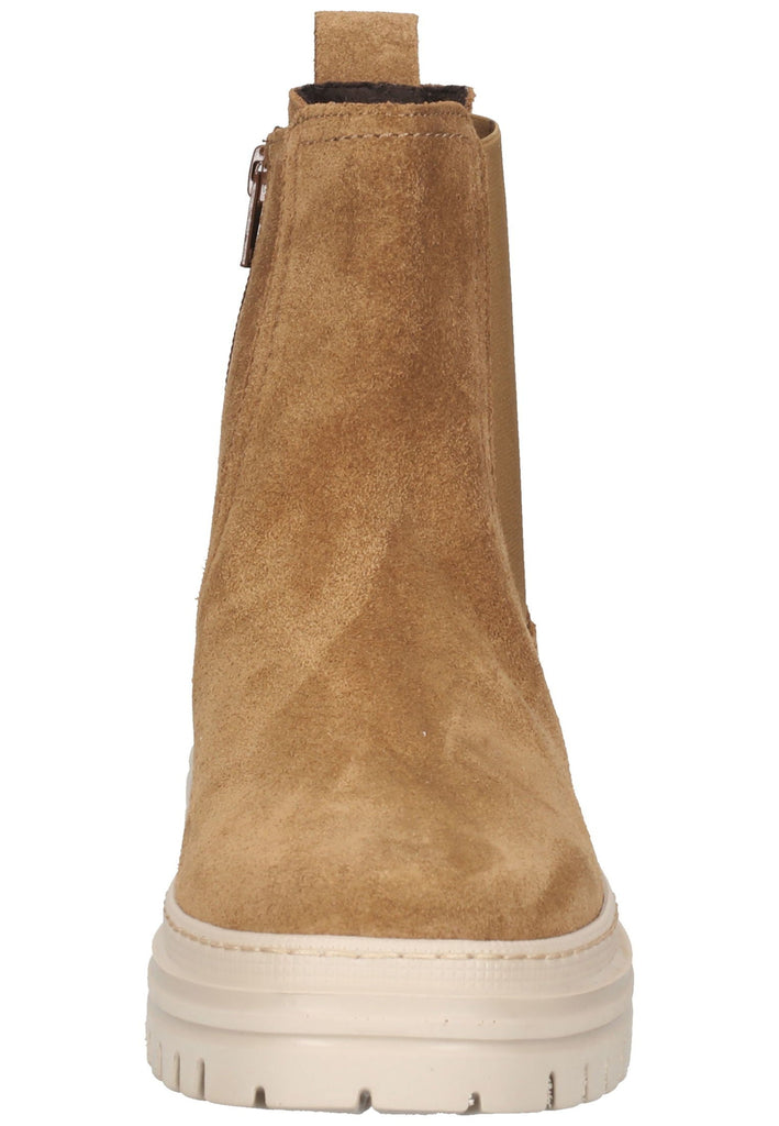 Stiefeletten Gabor Stiefelette Veloursleder Hellbraun