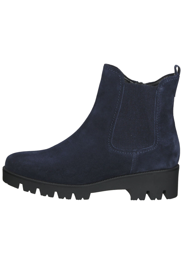 Stiefeletten Gabor Stiefelette Veloursleder Marine