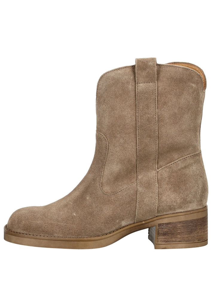 Stiefeletten Gabor Stiefelette Veloursleder Mittelbraun