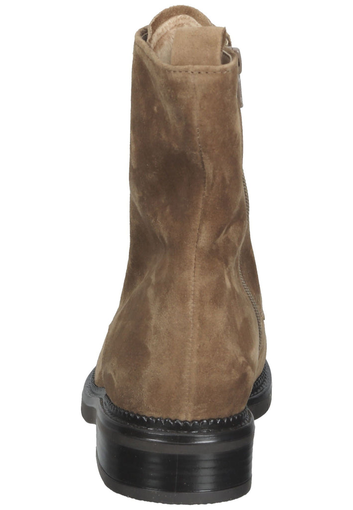 Stiefeletten Gabor Stiefelette Veloursleder Mittelbraun