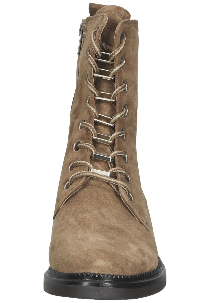 Stiefeletten Gabor Stiefelette Veloursleder Mittelbraun