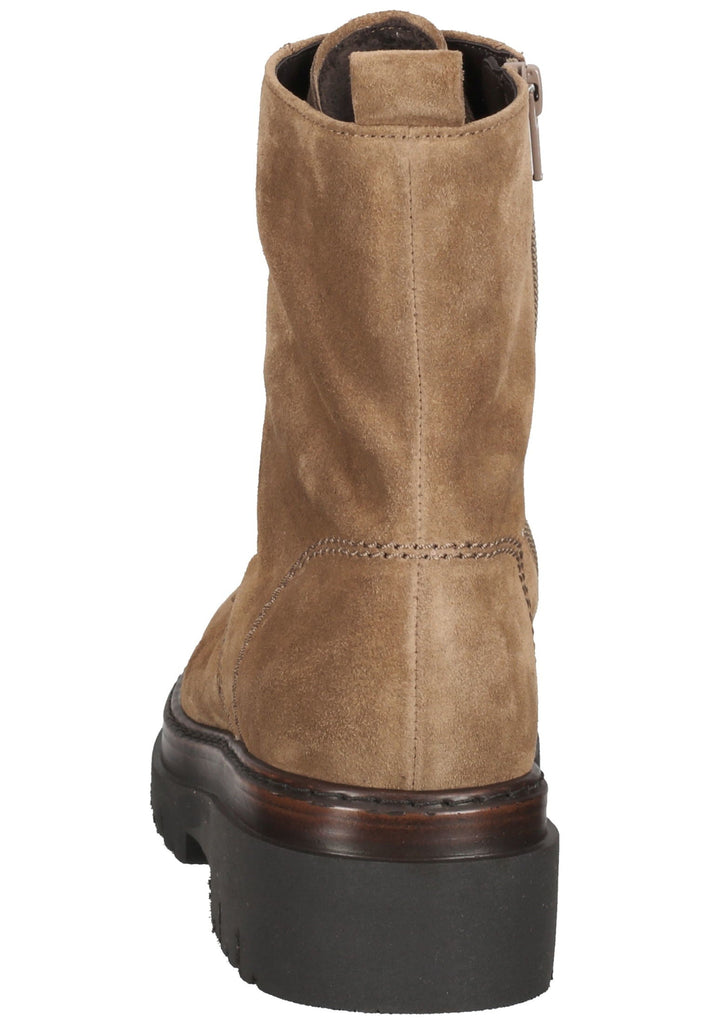 Stiefeletten Gabor Stiefelette Veloursleder Mittelbraun