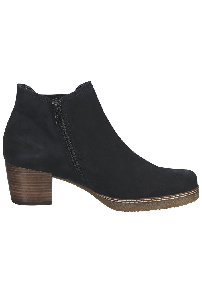 Stiefeletten Gabor Stiefelette Veloursleder Pazifik