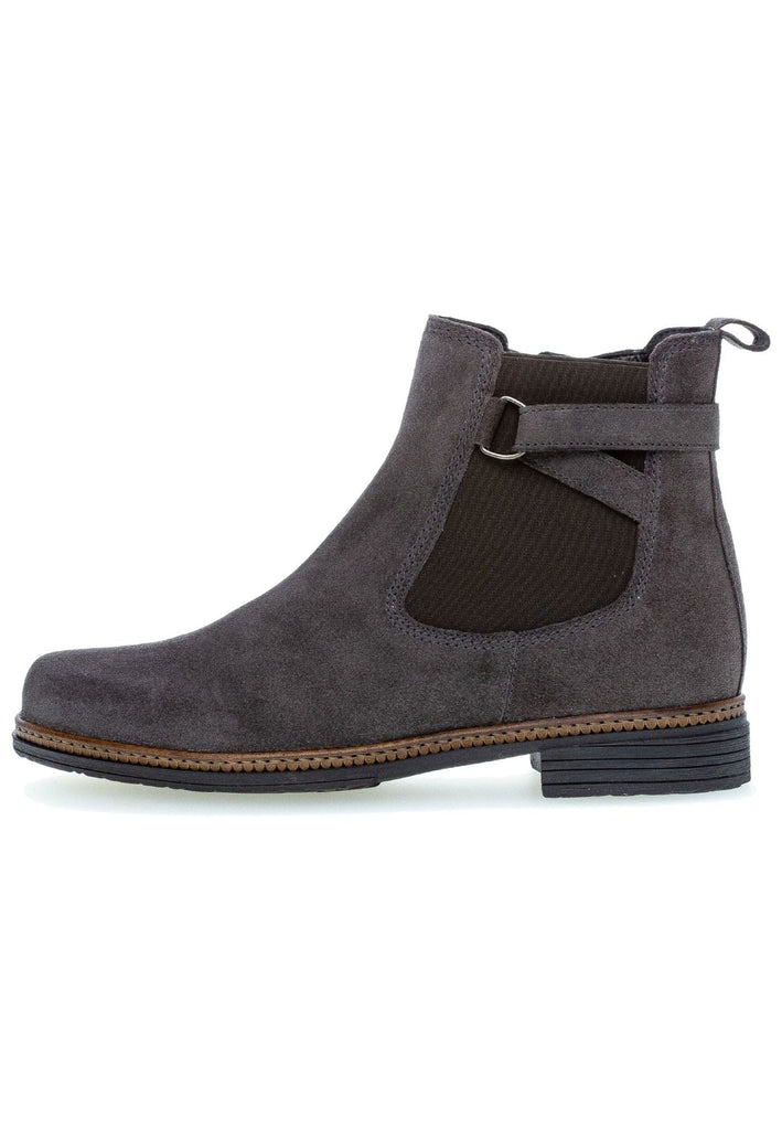 Stiefeletten Gabor Stiefelette Veloursleder Pepper