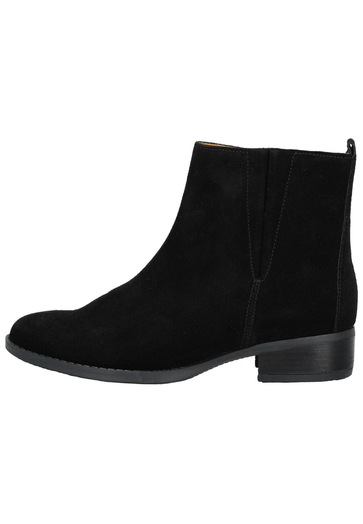 Stiefeletten Gabor Stiefelette Veloursleder Schwarz