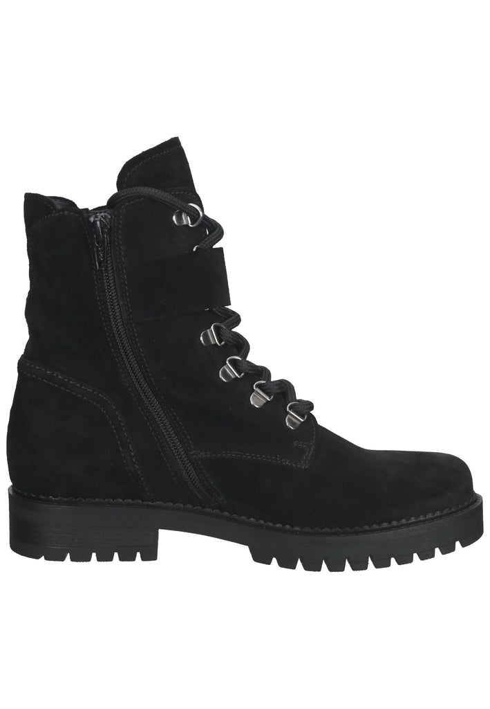 Stiefeletten Gabor Stiefelette Veloursleder Schwarz