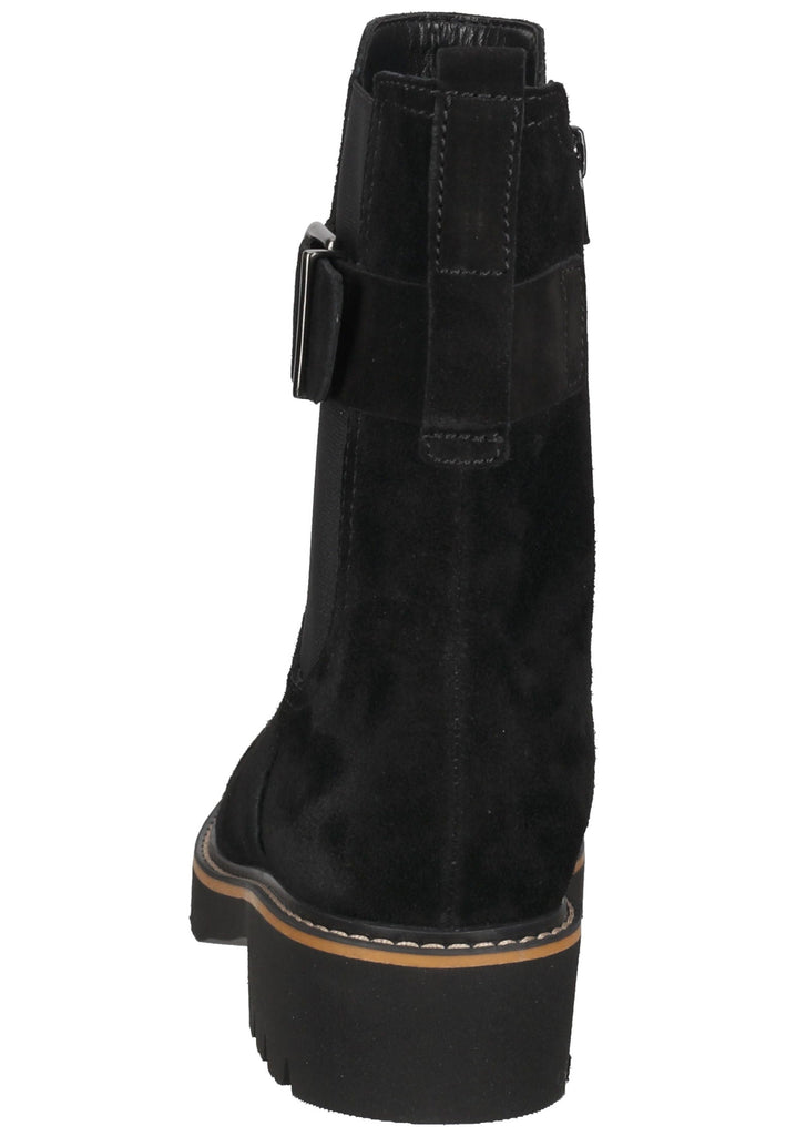 Stiefeletten Gabor Stiefelette Veloursleder Schwarz