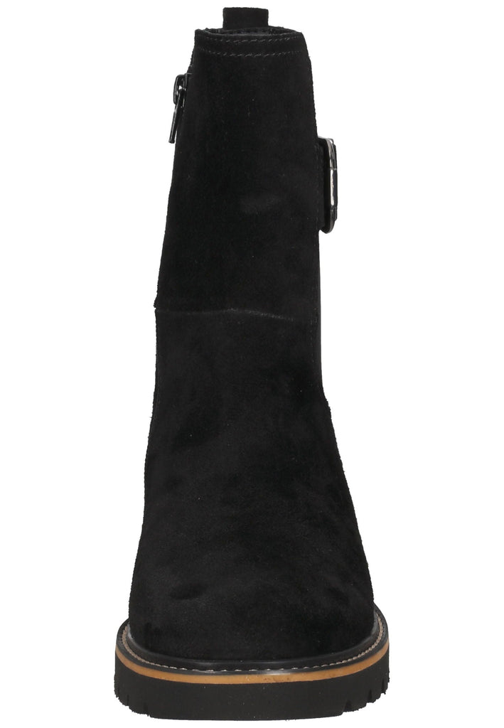 Stiefeletten Gabor Stiefelette Veloursleder Schwarz