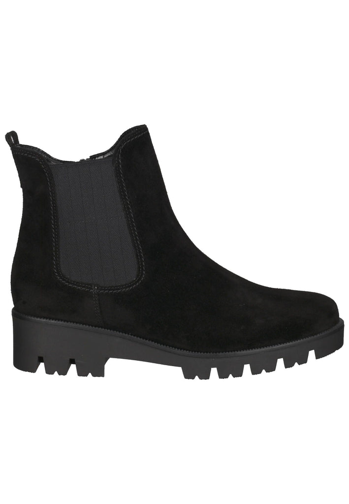 Stiefeletten Gabor Stiefelette Veloursleder Schwarz