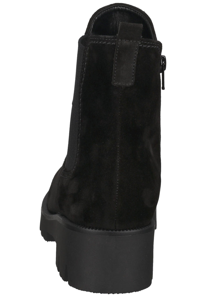 Stiefeletten Gabor Stiefelette Veloursleder Schwarz
