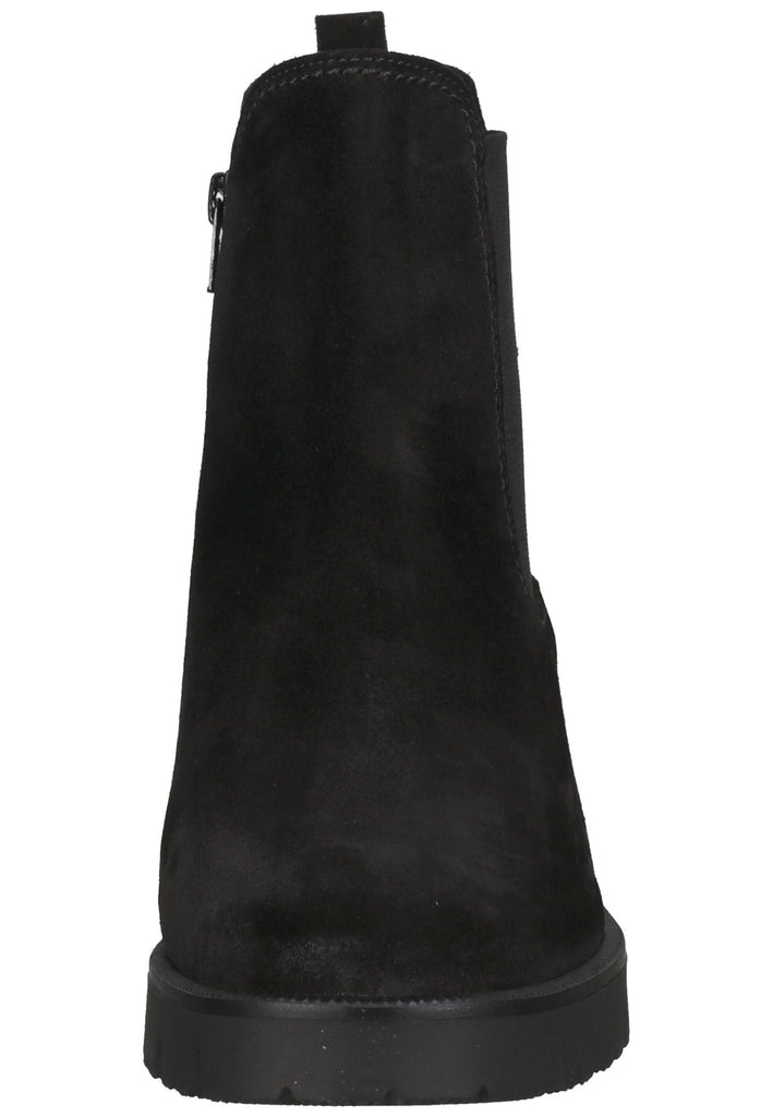 Stiefeletten Gabor Stiefelette Veloursleder Schwarz