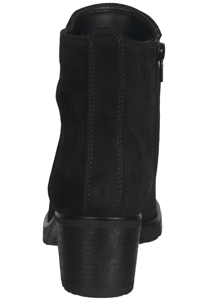 Stiefeletten Gabor Stiefelette Veloursleder Schwarz