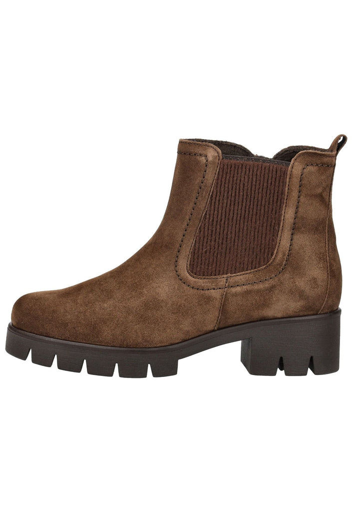 Stiefeletten Gabor Stiefelette Veloursleder/Textil Whisky