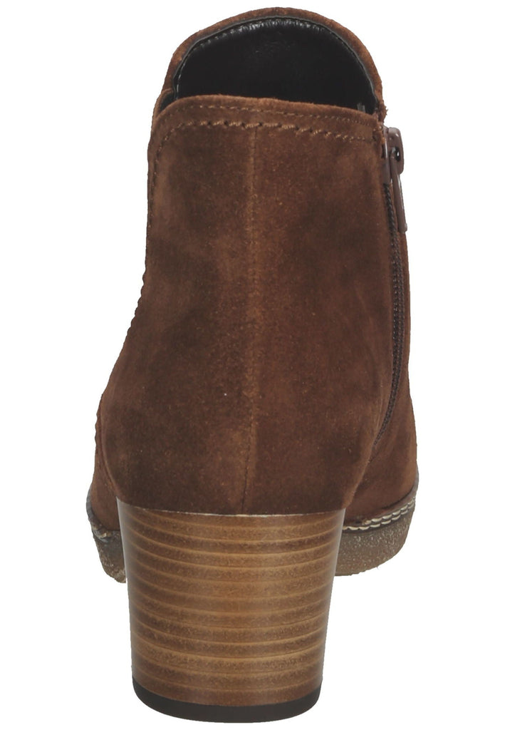 Stiefeletten Gabor Stiefelette Veloursleder Whisky
