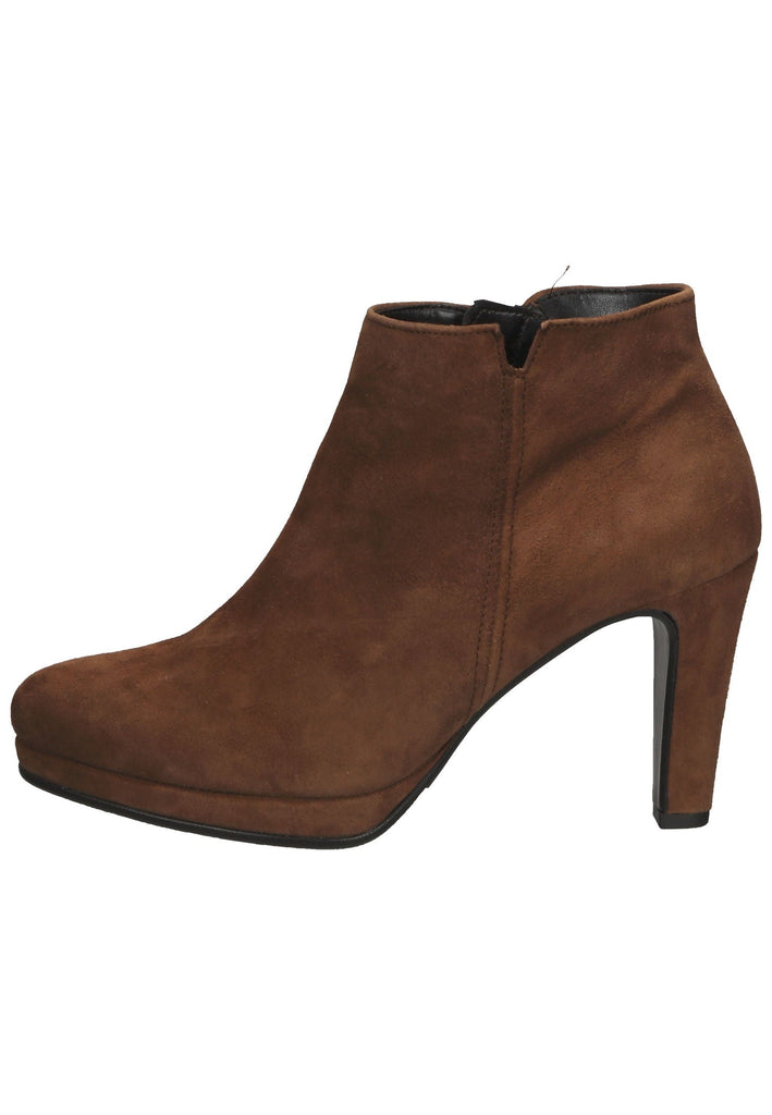 Stiefeletten Gabor Stiefelette Veloursleder Whisky