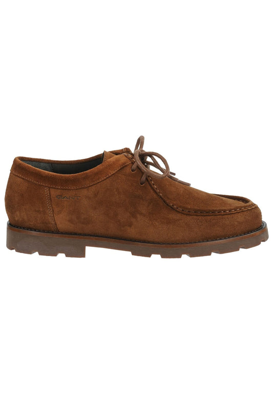 GANT Halbschuhe Nubukleder Cognac