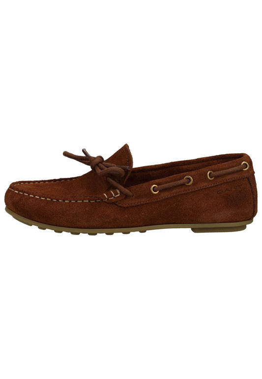 GANT Mokassin Veloursleder Cognac