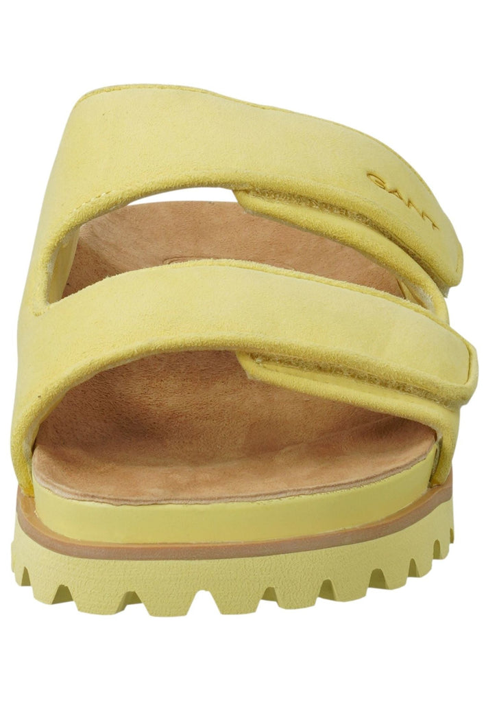 GANT Pantoletten Leder Gelb