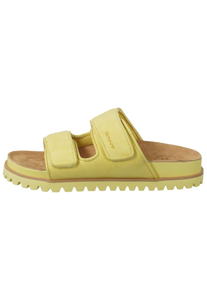 GANT Pantoletten Leder Gelb
