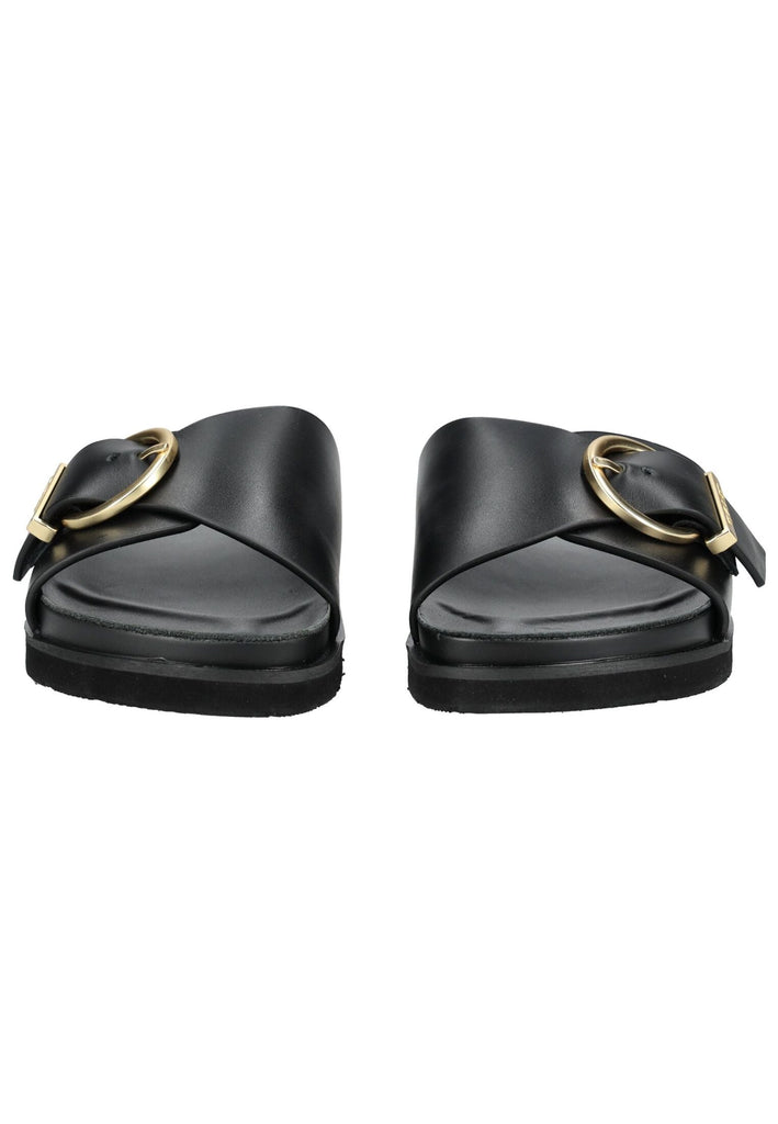 GANT Pantoletten Leder Schwarz