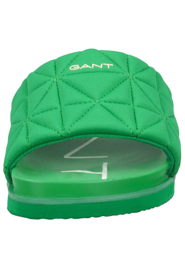 GANT Pantoletten Lederimitat Grün