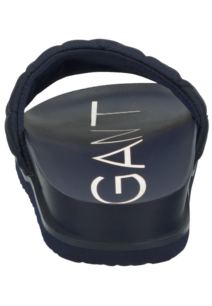 GANT Pantoletten Lederimitat Marine