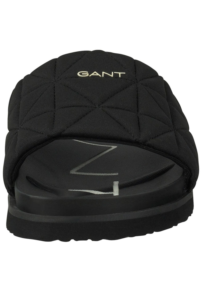 GANT Pantoletten Lederimitat Schwarz