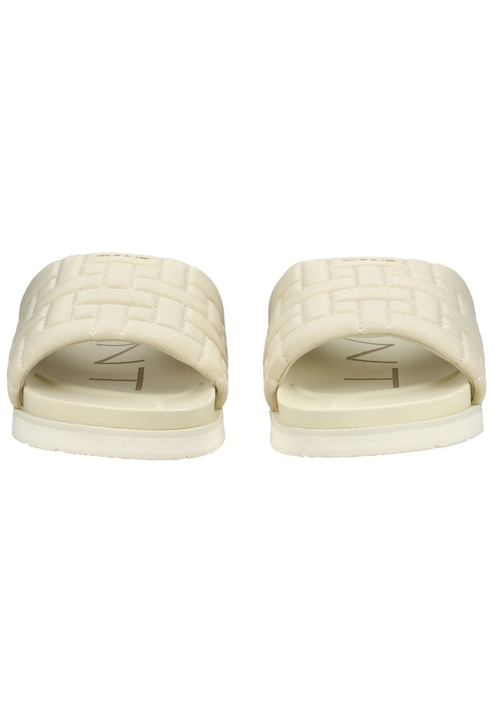 GANT Pantoletten Lederimitat/Textil Creme