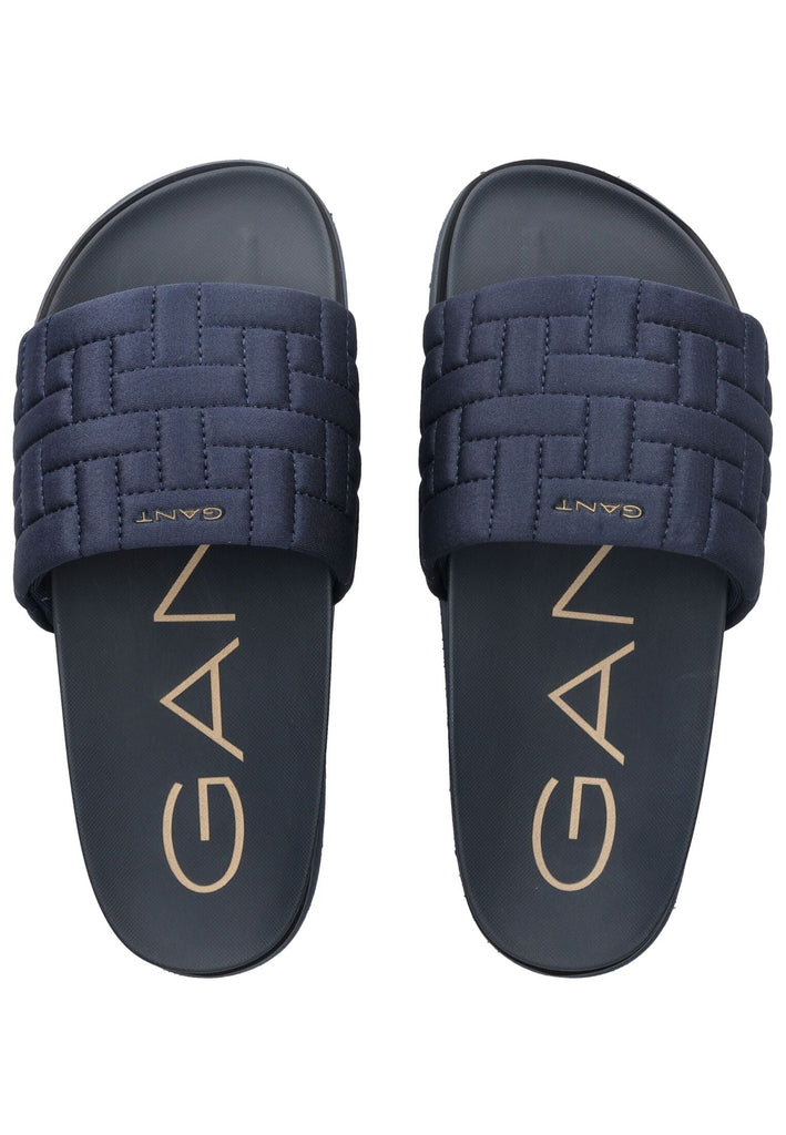 GANT Pantoletten Lederimitat/Textil Marine