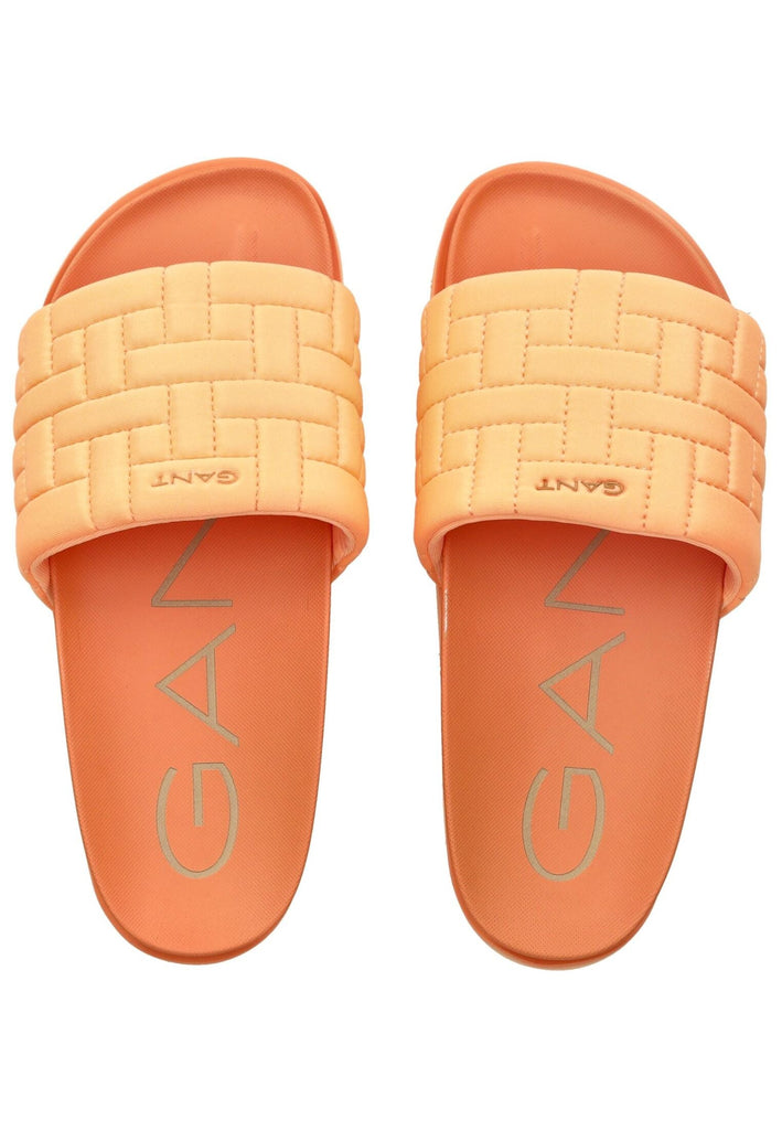 GANT Pantoletten Lederimitat/Textil Orange