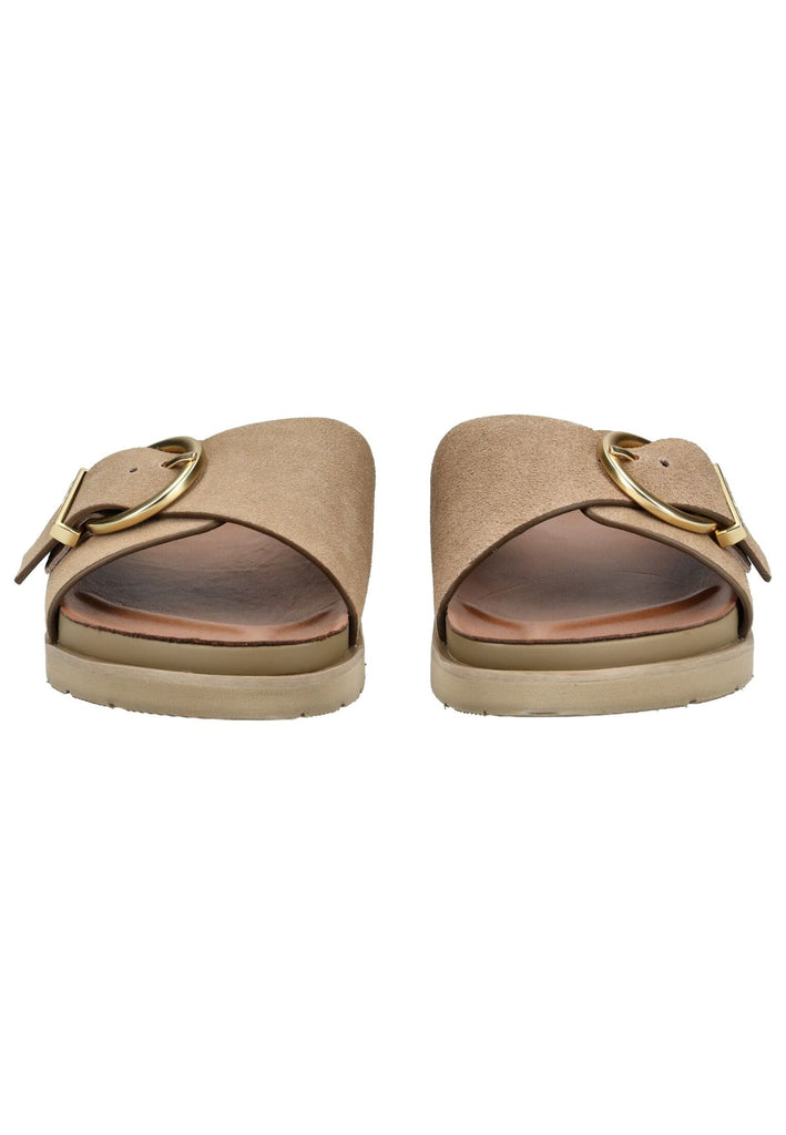 GANT Pantoletten Veloursleder Sand