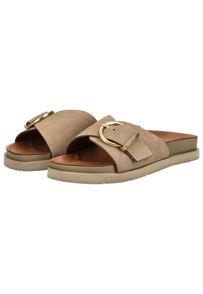 GANT Pantoletten Veloursleder Sand