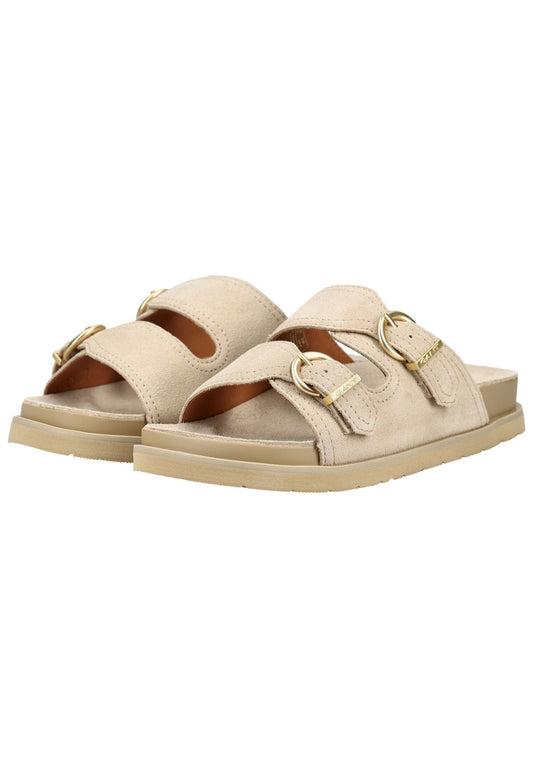 GANT Pantoletten Veloursleder Sand