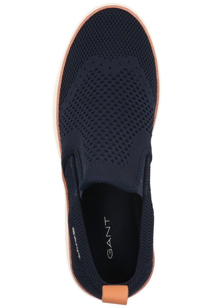 GANT Slipper Leder/Textil Marine