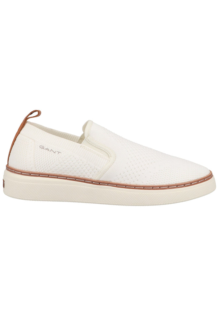 GANT Slipper Leder/Textil Weiß