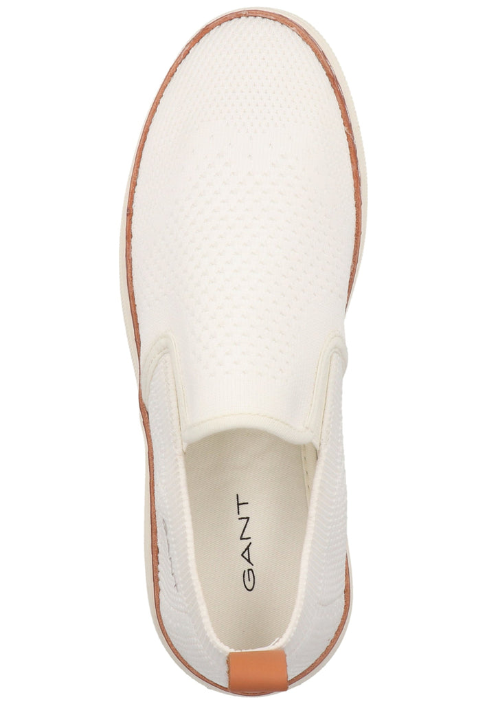 GANT Slipper Leder/Textil Weiß