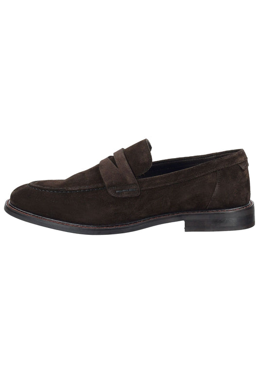 GANT Slipper Nubukleder Dunkelbraun