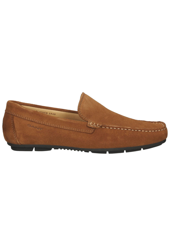 GANT Slipper Veloursleder Cognac