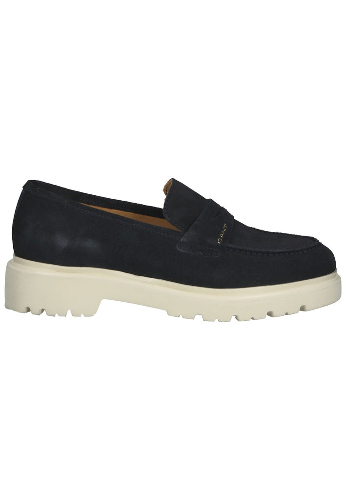 GANT Slipper Veloursleder Marine